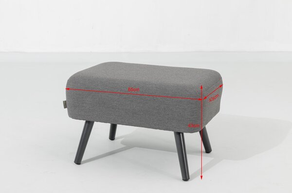 Doppler Deluxe Lika-Tex rohová pohovka s taburetem