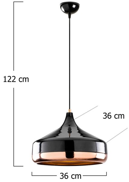 ZÁVĚSNÉ SVÍTIDLO, 36/122 cm P & B - Online Only svítidla, Online Only