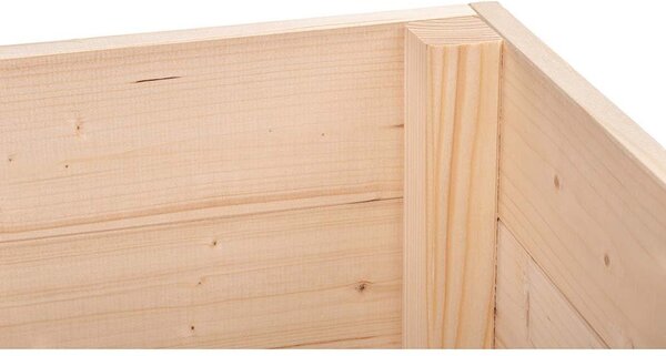 ATMOWOOD Dřevěný vyvýšený záhon 240 x 100 x 20 cm hnědý