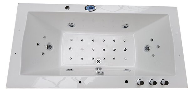 BPS-koupelny Hydromasážní vana HYD-RA640 180x90 bez ohřevu vody
