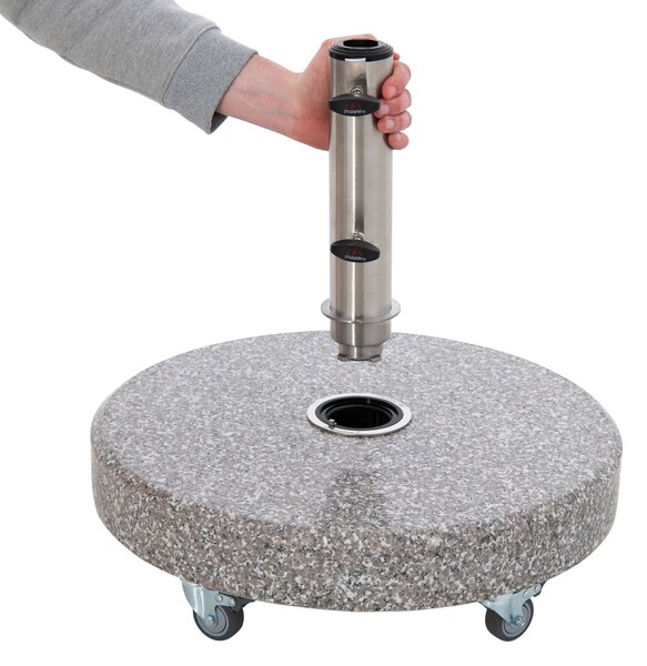 Doppler Expert 50kg CLICK-IT - pojízdný žulový stojan na slunečník
