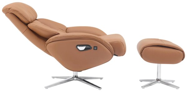 MASÁŽNÍ KŘESLO, textil, kůže, hnědá Livetastic - Masážní křesla, Online Only