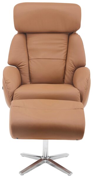 MASÁŽNÍ KŘESLO, textil, kůže, hnědá Livetastic - Masážní křesla, Online Only