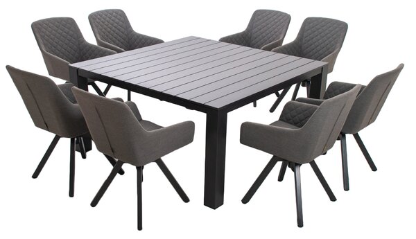 Doppler PRATO PARIS LIKA-TEX® zahradní sedací souprava 8+1 šedá