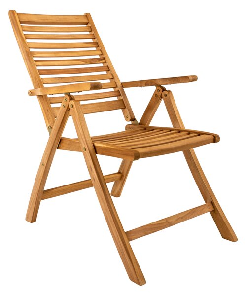 Doppler TAMAN NORFOLK FSC® teak polohovací zahradní křeslo