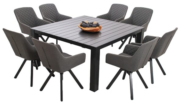 Doppler PRATO PARIS LIKA-TEX® zahradní sedací souprava 8+1 šedá