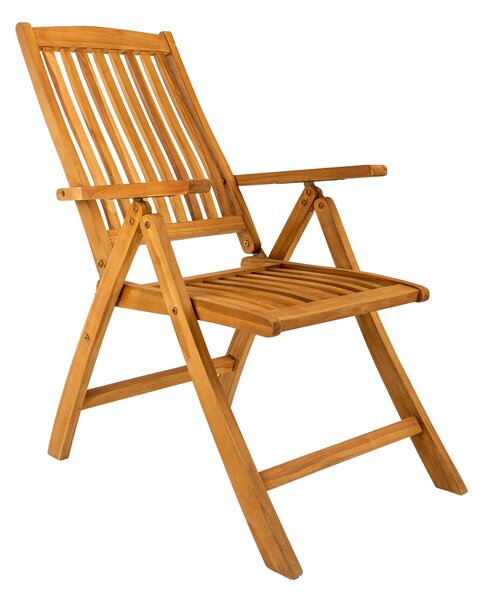 Doppler TAMAN DORSET FSC® teak polohovací zahradní křeslo