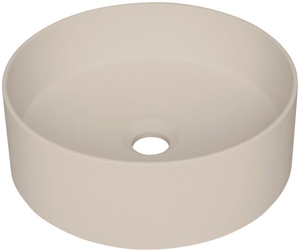Deante Silia, granitové umyvadlo na desku 360x360x120 mm, béžová, DEA-CQS_5U4S