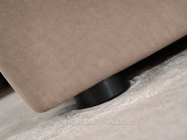 Designová postel 140x200 KANANI - béžová