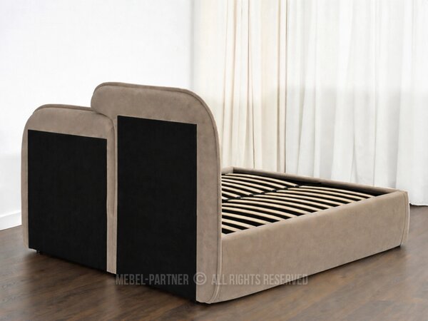 Designová postel 140x200 KANANI - béžová