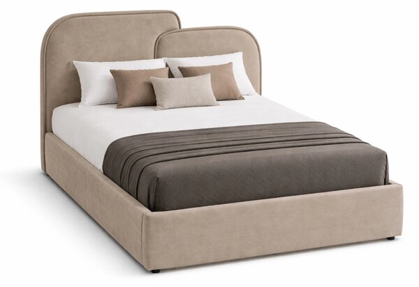Designová postel 140x200 KANANI - béžová