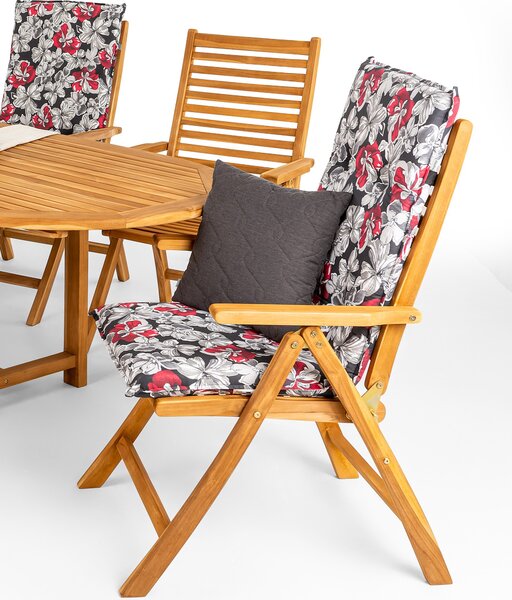 Doppler TAMAN NORFOLK FSC® teak polohovací zahradní křeslo