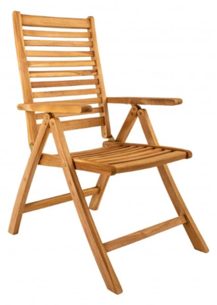 Doppler TAMAN NORFOLK FSC® teak polohovací zahradní křeslo