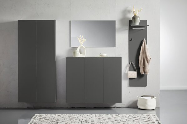 SKŘÍŇ NA ODĚV, antracitová, 80/180/34 cm Hom`in - Šatní skříně, Online Only