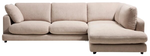 Kave Home Béžová rohová bouclé pohovka Gala 300 cm II., pravá