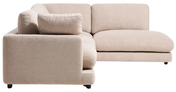 Kave Home Béžová rohová bouclé pohovka Gala 300 cm II., pravá