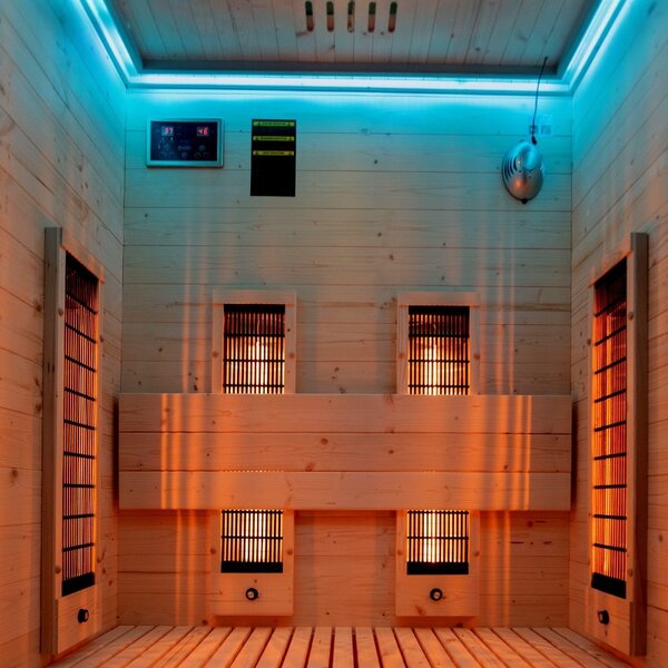 BPS-koupelny Infrasauna Relax HYD-6712 120x105, 1-2 osoby