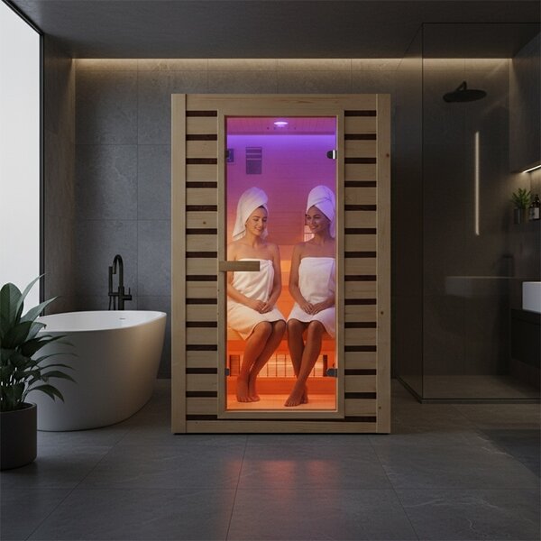BPS-koupelny Infrasauna Relax HYD-6712 120x105, 1-2 osoby