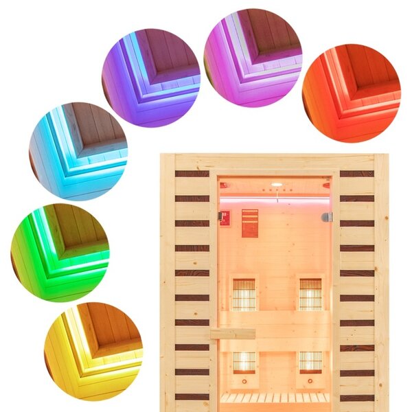 BPS-koupelny Infrasauna Relax HYD-6712 120x105, 1-2 osoby