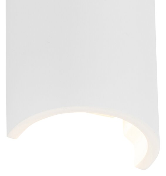 Moderní nástěnná lampa bílá s Wi-Fi G9 - Colja Novo