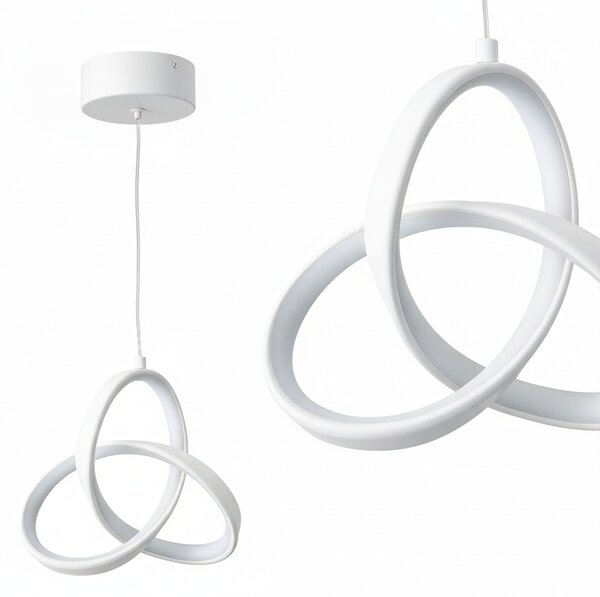 Toolight Toolight, LED závěsné osvětlení 13W, 500lm, 4000K, APP1783-CP, bílá, OSW-08969