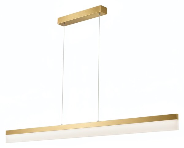 Toolight Toolight, LED stropní svítidlo 120cm, APP1694-CP, zlatá matná, OSW-07891
