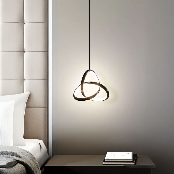 Toolight Toolight, LED stropní osvětlení 13W, 4000K, APP1784-CP, černá matná, OSW-08978