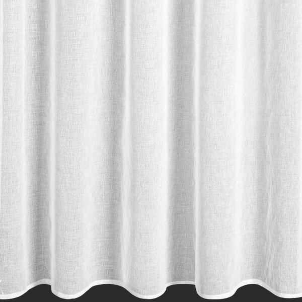 ZÁCLONA NA PÁSCE LUCILA 140X270 CM BÍLÁ