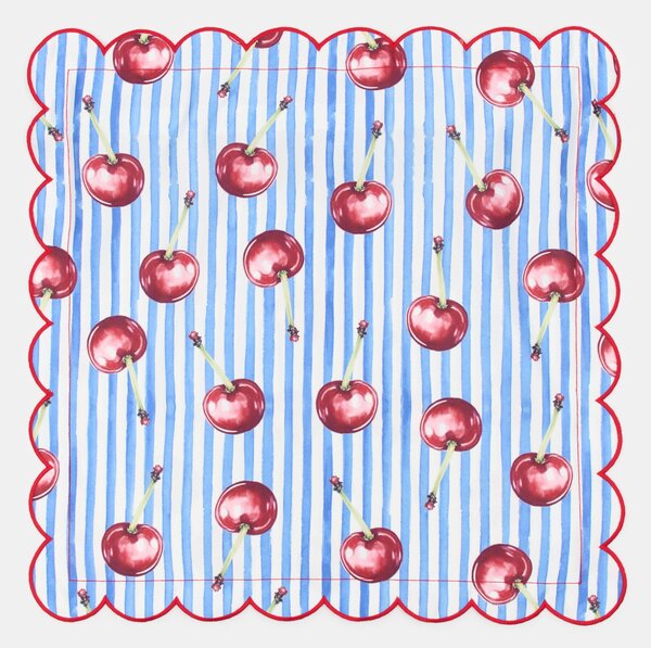 Sinsay - Povlak na polštář s třešňovým motivem - vícebarevná