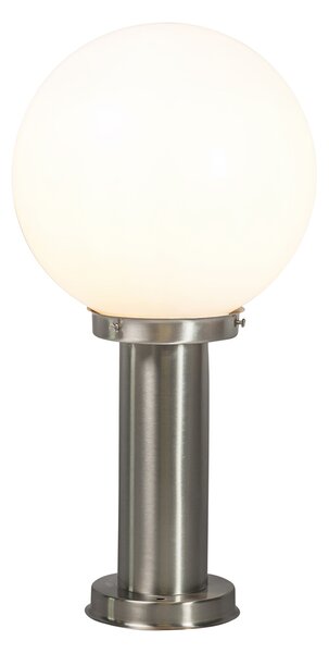 Chytré venkovní lampy s nerezové oceli 50 cm vč. Wifi A60 - Sfera