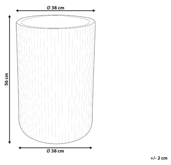 Květináč EANTIO 37 cm Černá