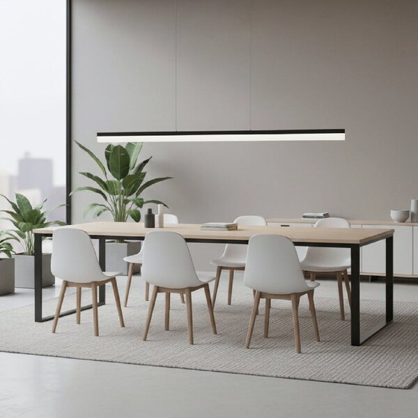 Toolight Toolight, LED stropní svítidlo 200cm, 48W, 4000K, APP1695-CP, černá, OSW-07892