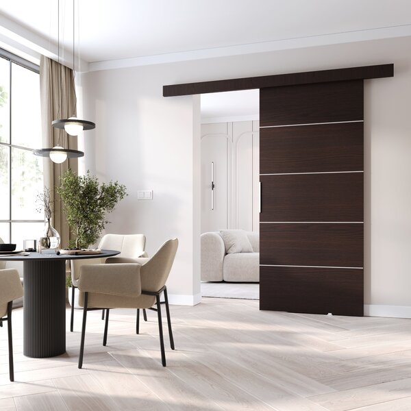 Posuvné interiérové dveře BARRET 2 - 86 cm, wenge