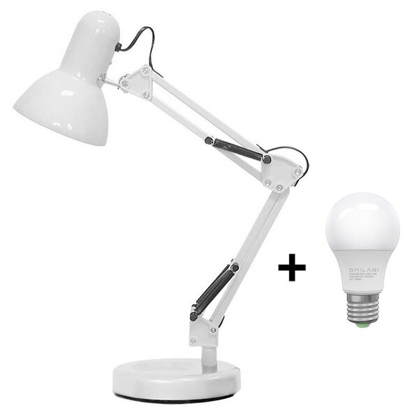 BRILAGI - LED Stolní lampa ROMERO 1xE27/10W/230V bílá LEDBG0260