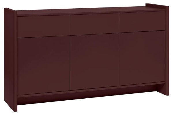 Noo.ma Červená lakovaná komoda Rali 161 x 46 cm