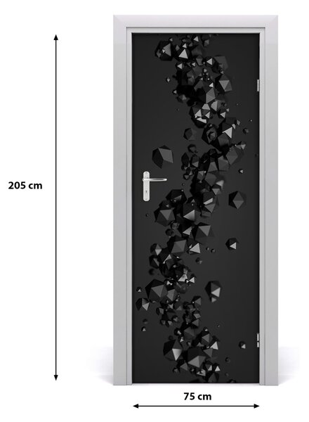 Samolepící fototapeta na dveře Abstrakce 3D 75x205 cm