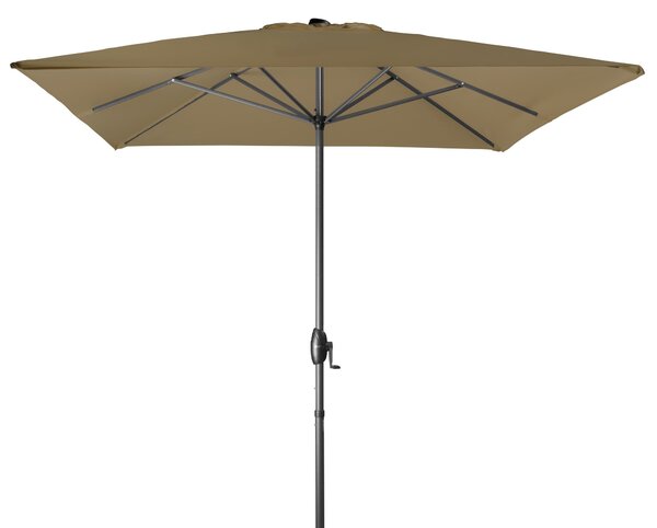 Derby Basic Lift zahradní slunečník 300 x 200 cm hnědá