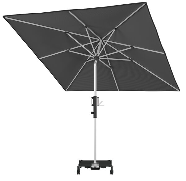 Knirps PHOENIX tmavě zahradní slunečník 245 x 245 cm šedá