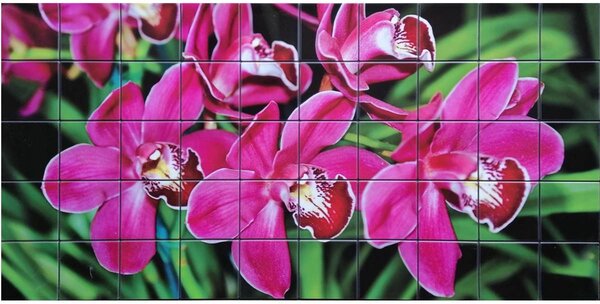 Wall Art Decor, PVC obkladové 3D panely Květ lilie