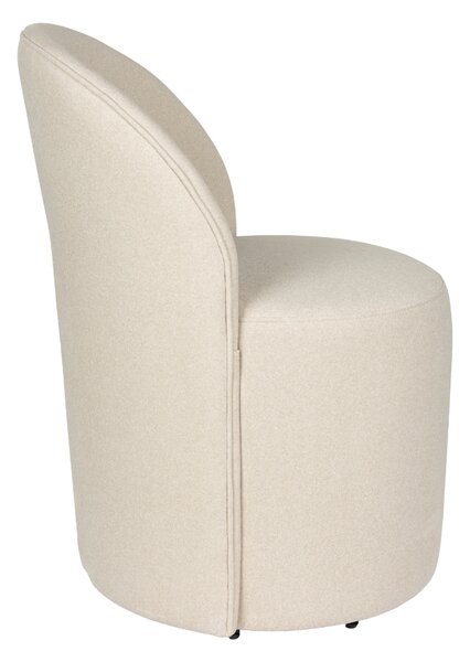 Zuiver Béžové sametové lounge křeslo PLUSH