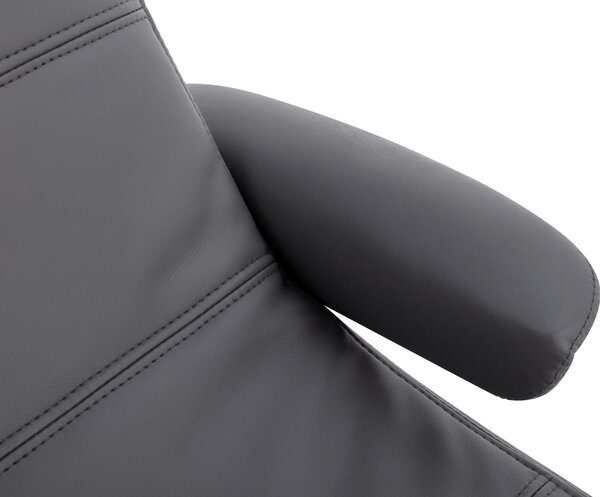 RELAXAČNÍ KŘESLO S TABURETEM, textil, šedá Livetastic - Online Only křesla & taburety, Online Only