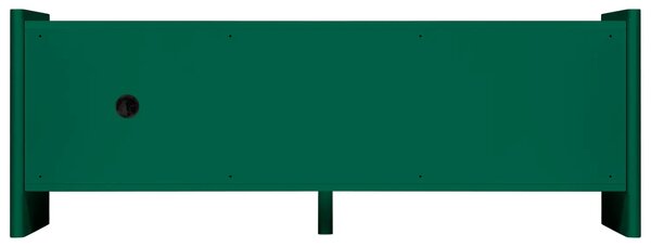 Noo.ma Zelený lakovaný TV stolek Rali 160 x 48 cm