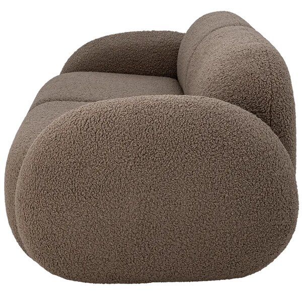 Bloomingville Hnědá trojmístná bouclé pohovka Magola 228 cm