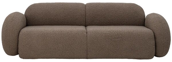 Bloomingville Hnědá trojmístná bouclé pohovka Magola 228 cm