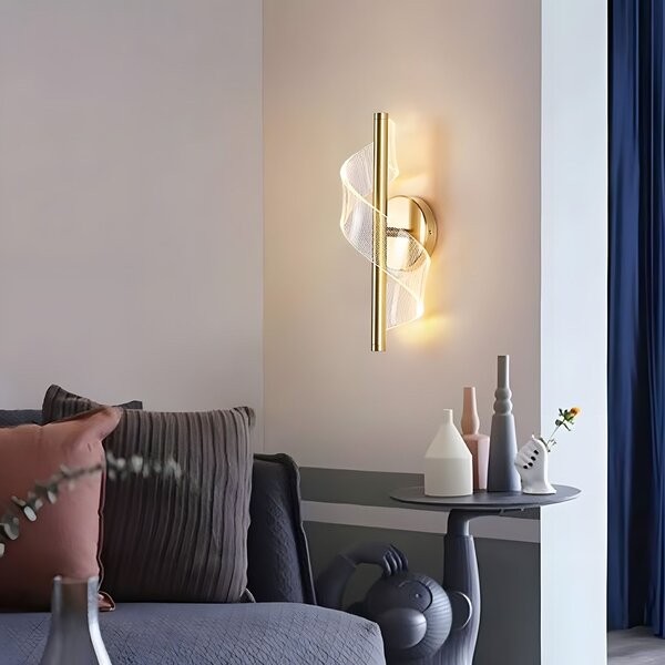 Toolight Rea, Nástěnné svítidlo LED G032-W Gold, OSW-09700