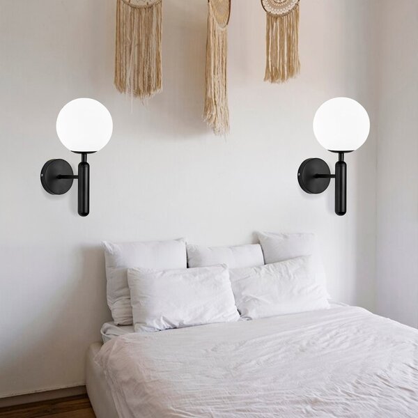 Toolight Rea, Nástěnné svítidlo G097-1W BLACK, OSW-09722