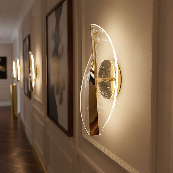 Toolight Rea, Nástěnné svítidlo LED G128-W Gold, OSW-02602