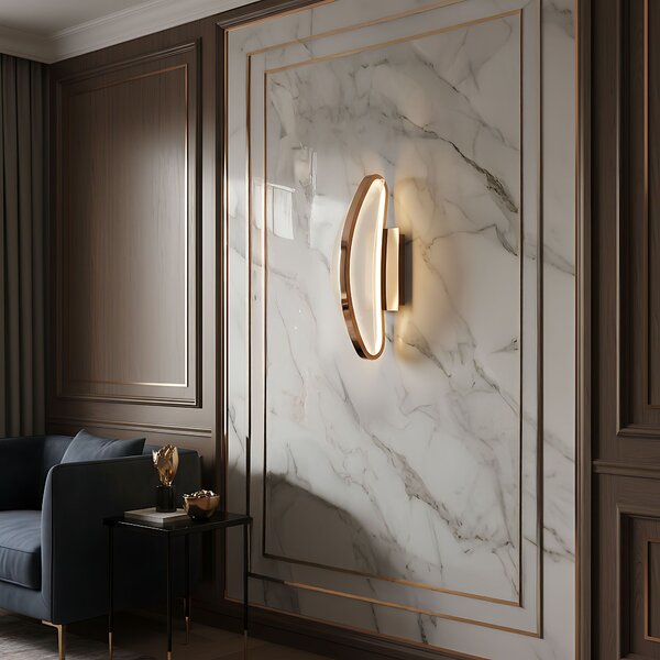 Toolight Rea, Nástěnné svítidlo LED G125-W Rose Gold, OSW-02617