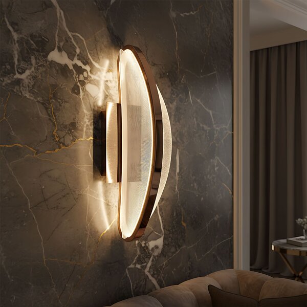 Toolight Rea, Nástěnné svítidlo LED G125-W Rose Gold, OSW-02617