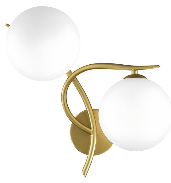 Toolight Rea, Nástěnné svítidlo LED G132-2W Gold, OSW-02606